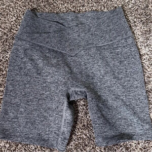 Colsie Seamless Crossover Bike Short - Gray, XL